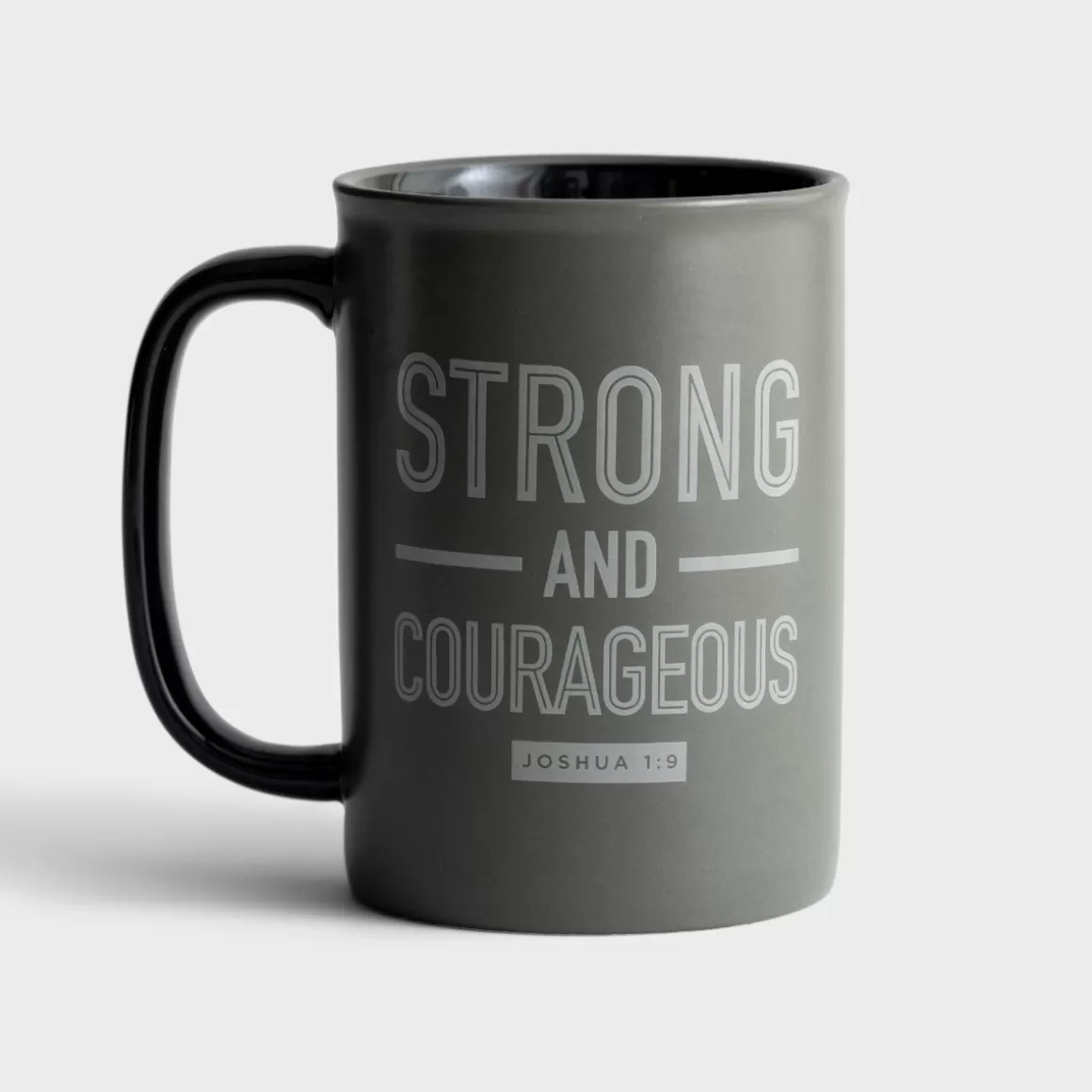 DaySpring Mugs & Drinkware | Gifts for Him>Strong & Courageous - Ceramic Mug