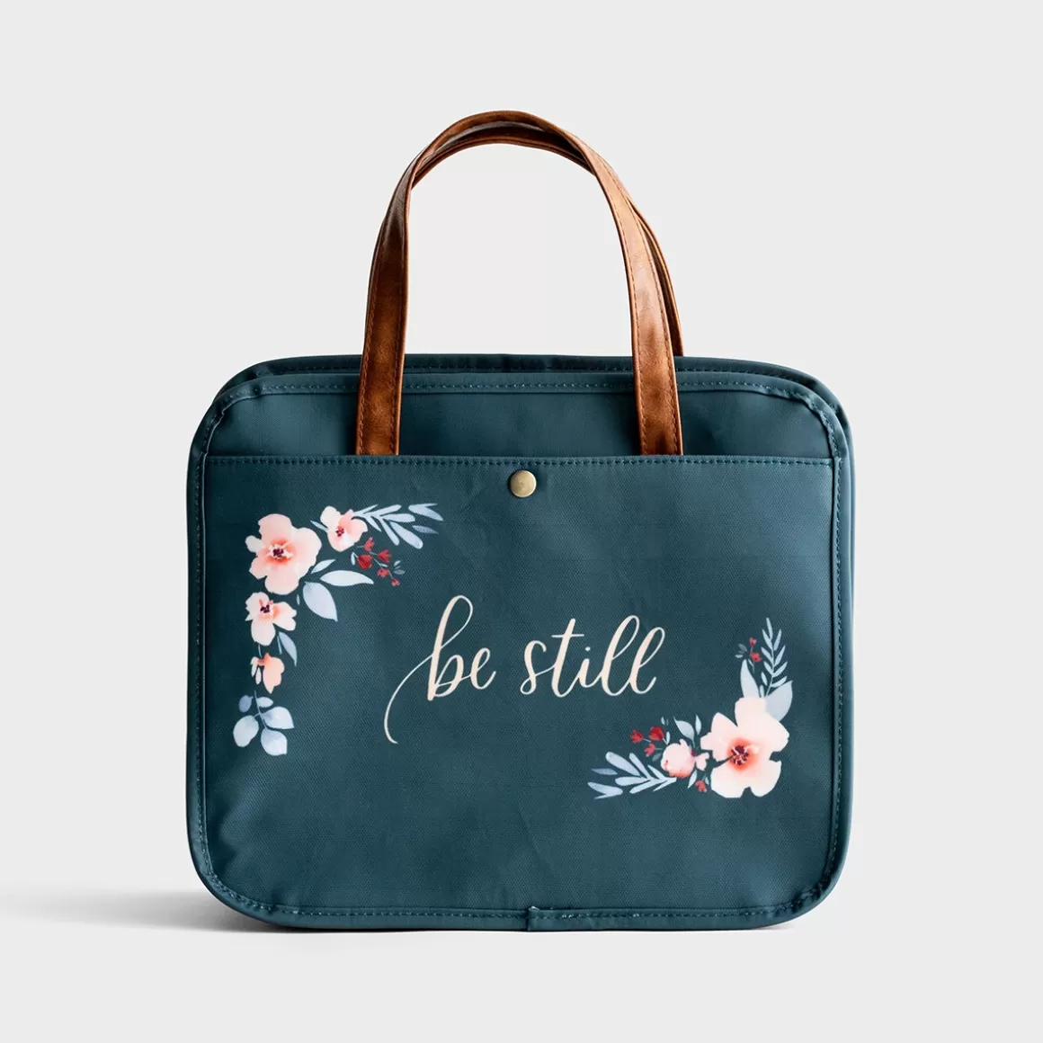 DaySpring Gifts for Her | Bible Covers & Accessories>Studio 71 - Be Still - Floral Organization Bag