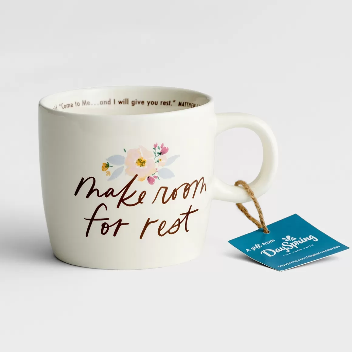 DaySpring Gifts for Friends | Gifts for Her>Studio 71 - Make Room For Rest - Ceramic Mug