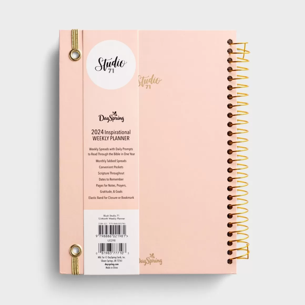 DaySpring Calendars & Planners>Studio 71 - Rest In His Promises: 2024 12-Month Planner