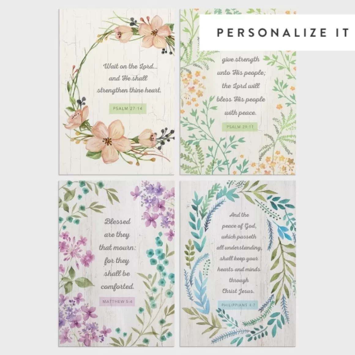 DaySpring Sympathy | Boxed Cards>Sympathy - Botanical Frames - 12 Boxed Cards, KJV