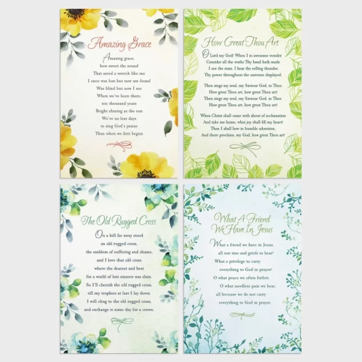 DaySpring Sympathy | Boxed Cards>Sympathy - Hymns - 12 Boxed Cards, KJV