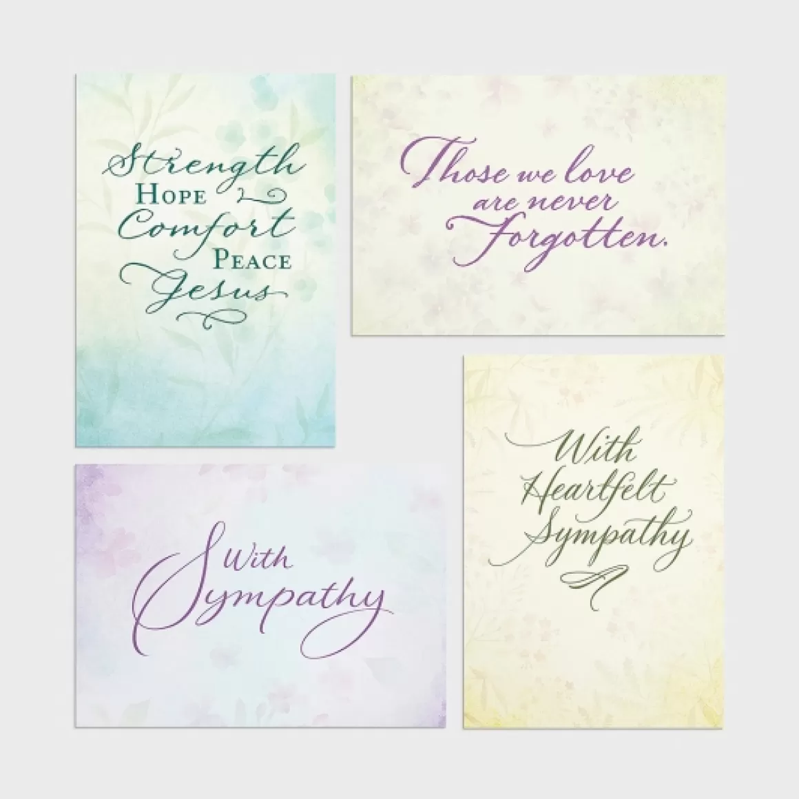 DaySpring Sympathy | Boxed Cards>Sympathy - Simply Stated - 12 Boxed Cards