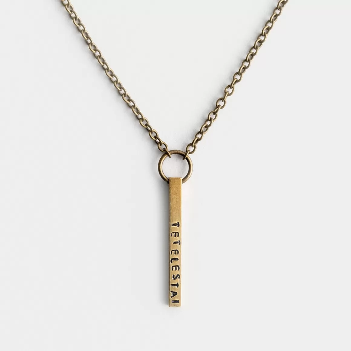 DaySpring Jewelry>Tetelestai - Bar Necklace