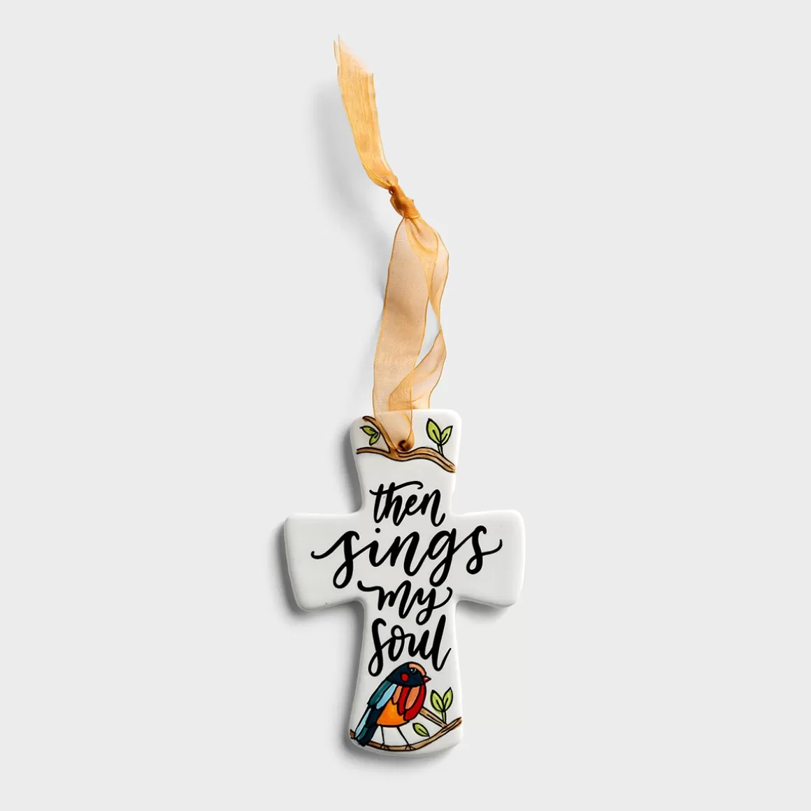 DaySpring Crosses>Then Sings My Soul - Ceramic Cross