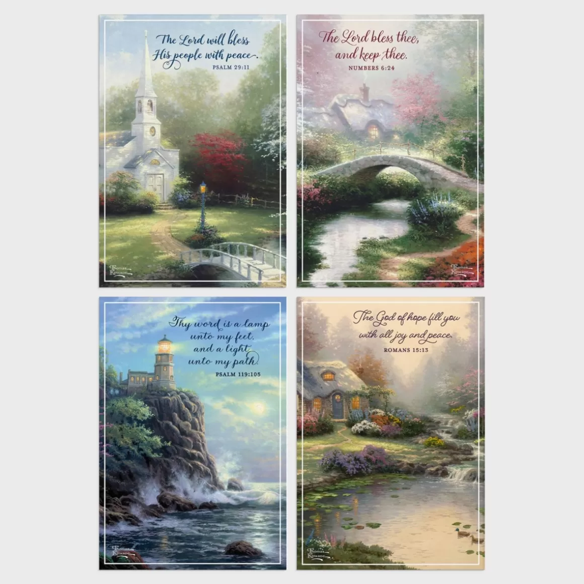 DaySpring Boxed Cards>Thomas Kinkade - 12 Blank Boxed Cards