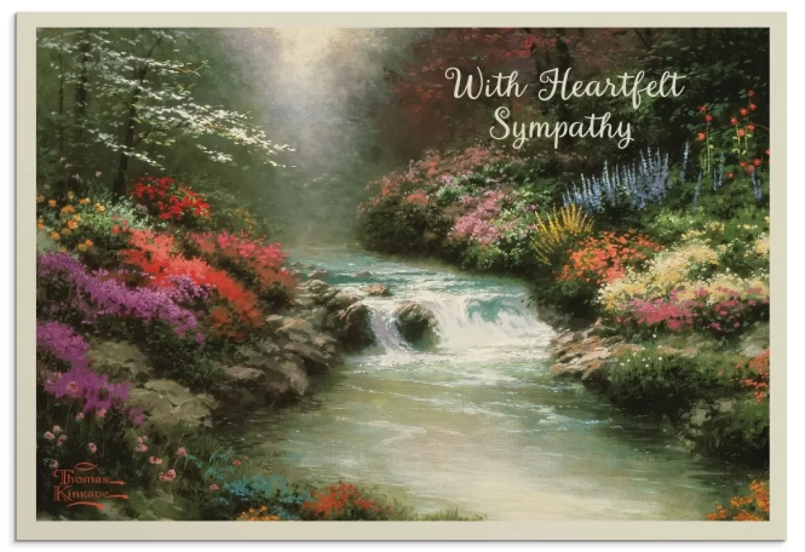 DaySpring Sympathy | Boxed Cards>Thomas Kinkade - Sympathy - 12 Boxed Cards, KJV