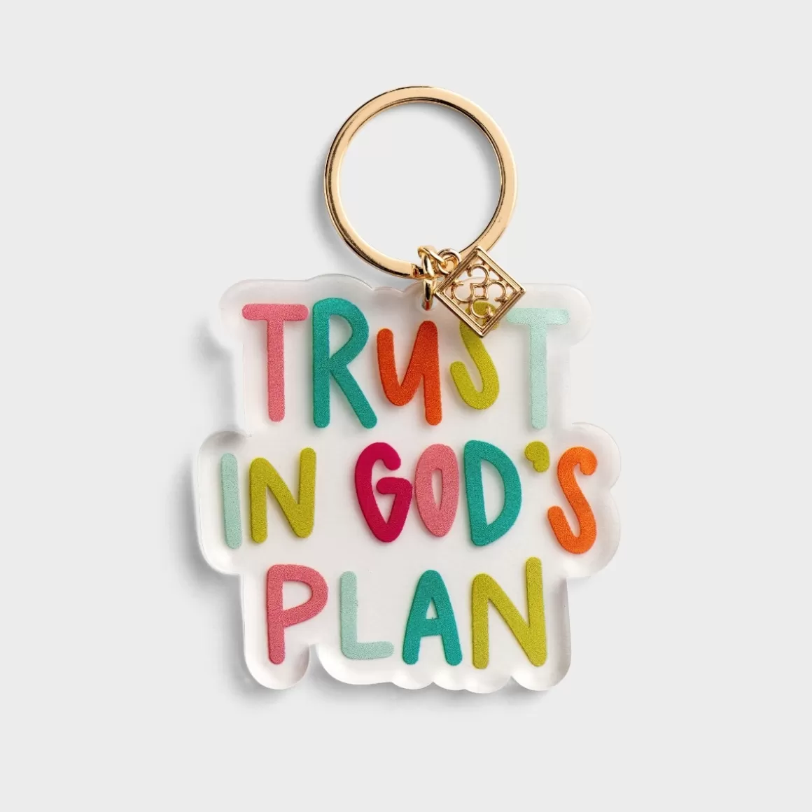 DaySpring Gifts for Friends | Totes, Bags, & More>Trust In God - Acrylic Keychain