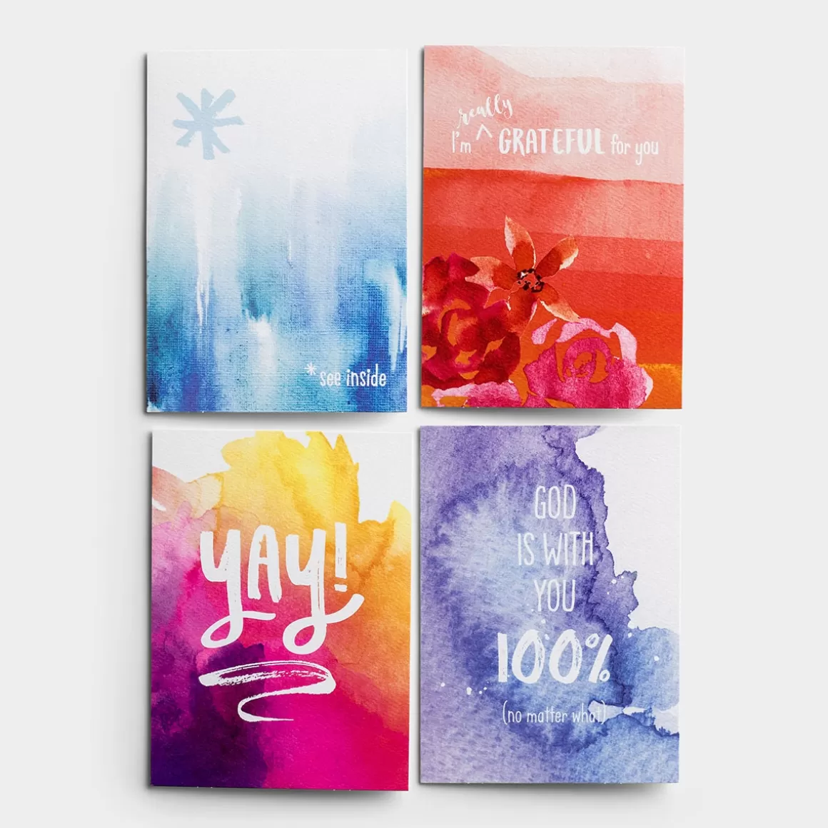 DaySpring Thinking of You | Encouragement>Uniquely Created - 16 Premium Note Cards with Stickers