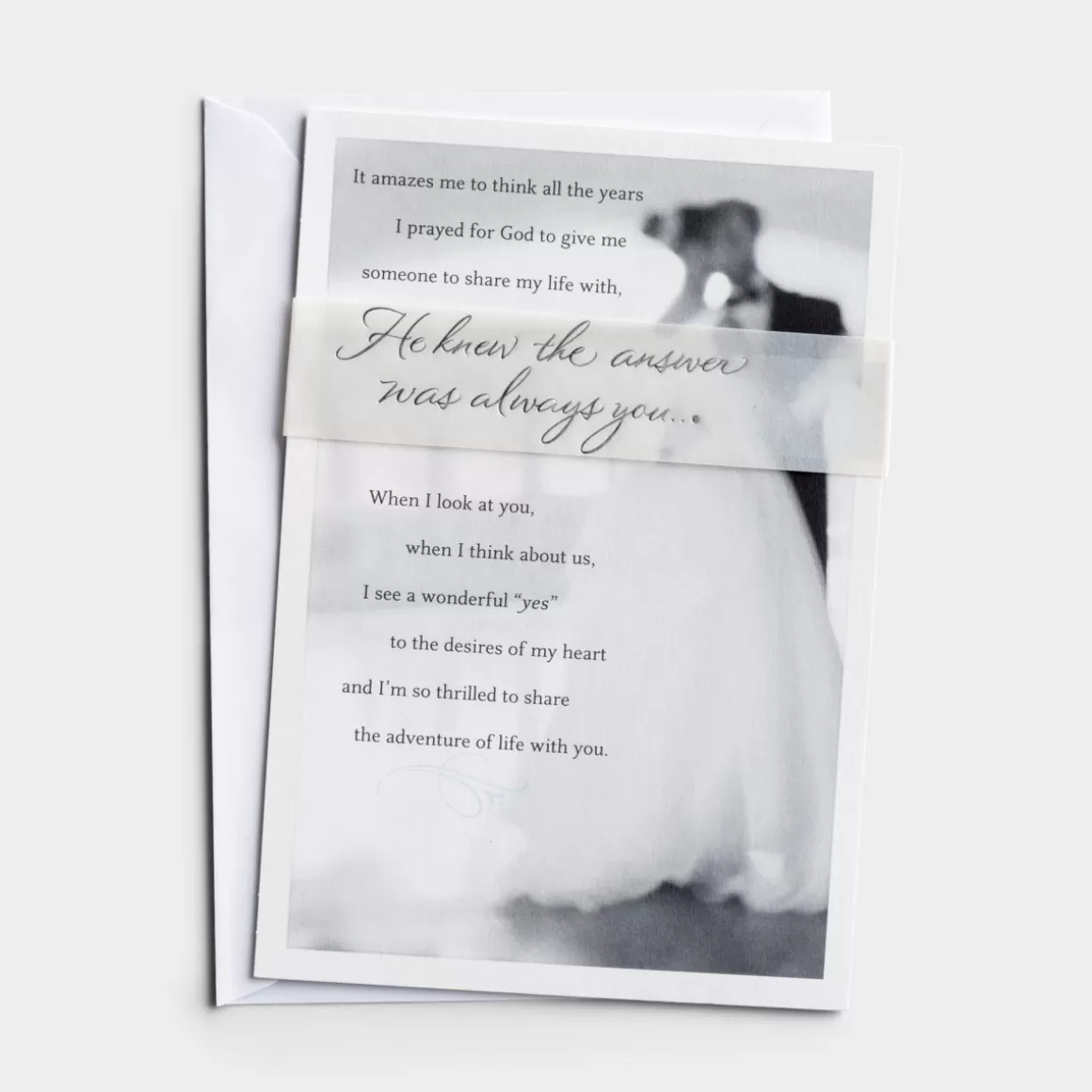 DaySpring Wedding & Anniversary | Greeting Cards>Wedding - For Your Spouse - 1 Premium Card