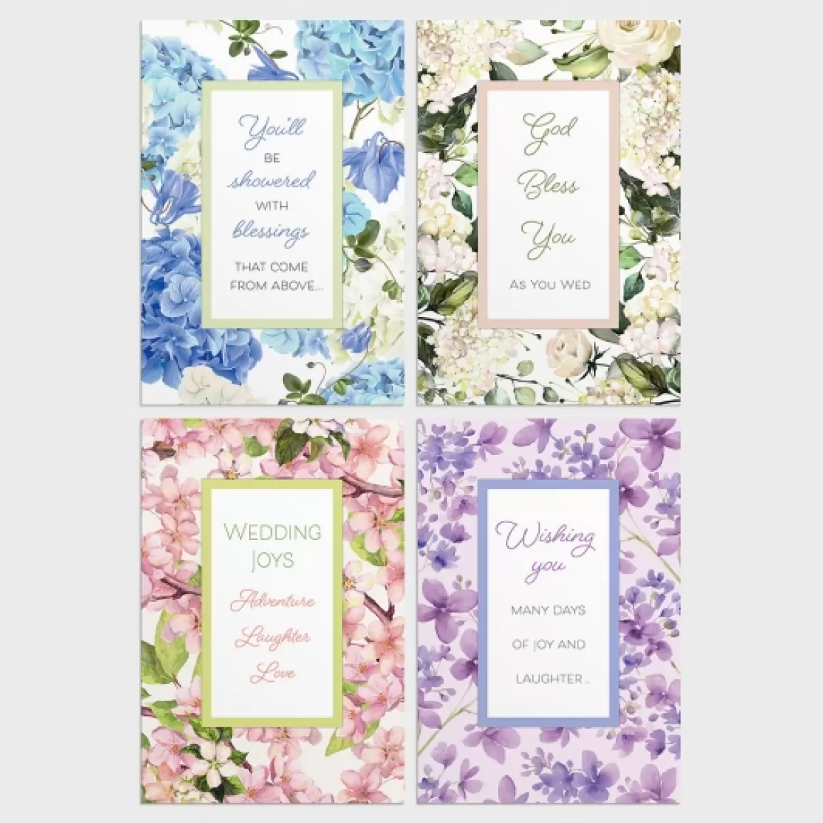 DaySpring Wedding & Anniversary | Boxed Cards>Wedding - Showered With Blessings - 12 Boxed Cards