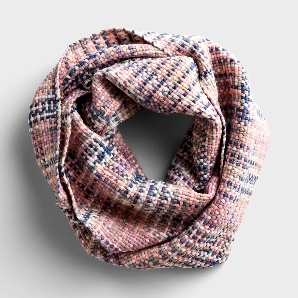 DaySpring Apparel & Accessories>Woven Threads Infinity Scarf - Pink